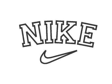 nike logo outline